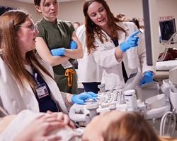 OU College of Allied Health Celebrates Opening of Interprofessional Sonography Laboratory